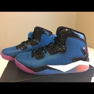 Jordan Spike Forty Mid Top Basketball Blue Black